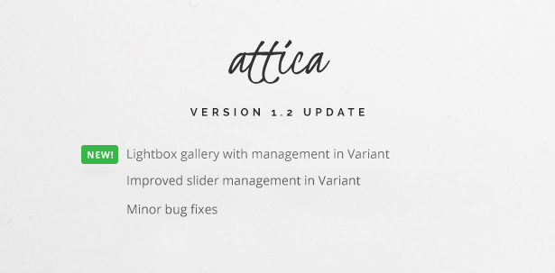Attica 1.2 Update